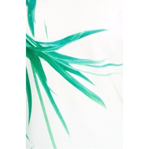 Catherine Malandrino Raffie Placid Palm Print Vback Shift Dress 6 NEW - Picture 5 of 12